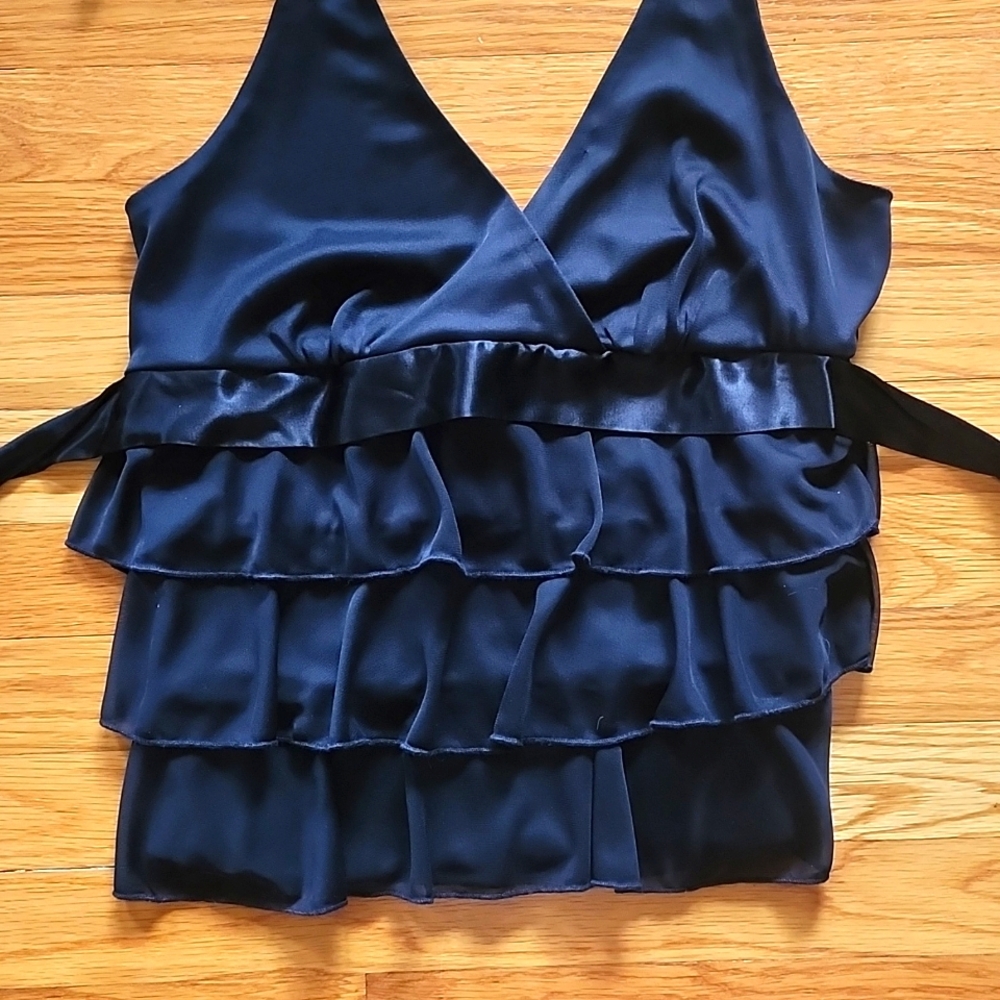 Speechless ruffle halter top women's S/M
